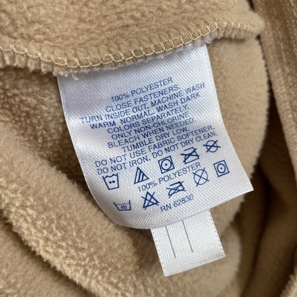 Lands End baby zip up fleece winter bunting 12-18m - Picture 9 of 10